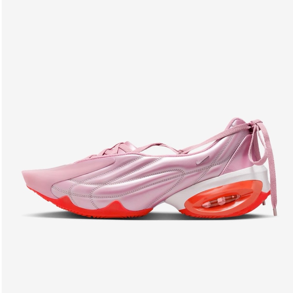 Nike Women's Pink and Red Athletic Sneakers (only worn once)